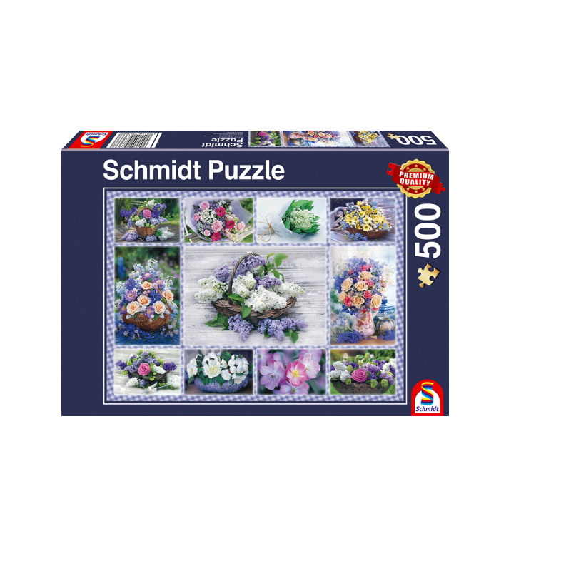 Schmidt Spiele – Puzzle Bouquet Of Flowers 500 Pcs 58366