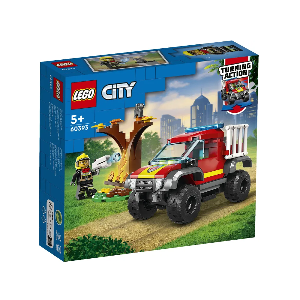 Lego City - 4x4 Fire Truck Rescue 60393