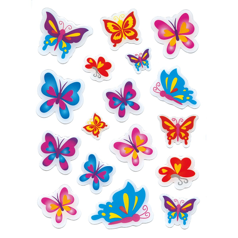 Herma - Αυτοκολλητάκια 3D, Butterflies 6088