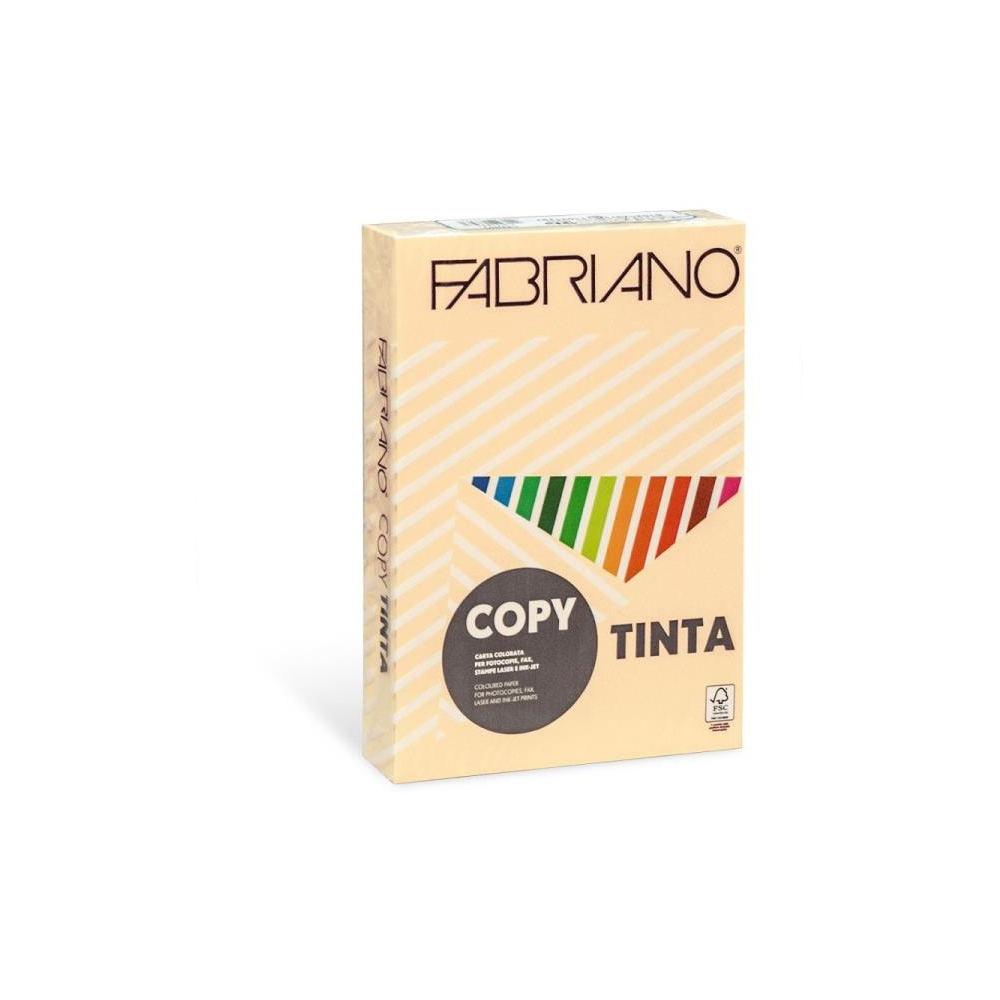 Fabriano - Χαρτί Εκτύπωσης Tinta Χρωματιστό, Apricot A4 160gr 250 Φύλλα (1 Δεσμίδα) 61316021
