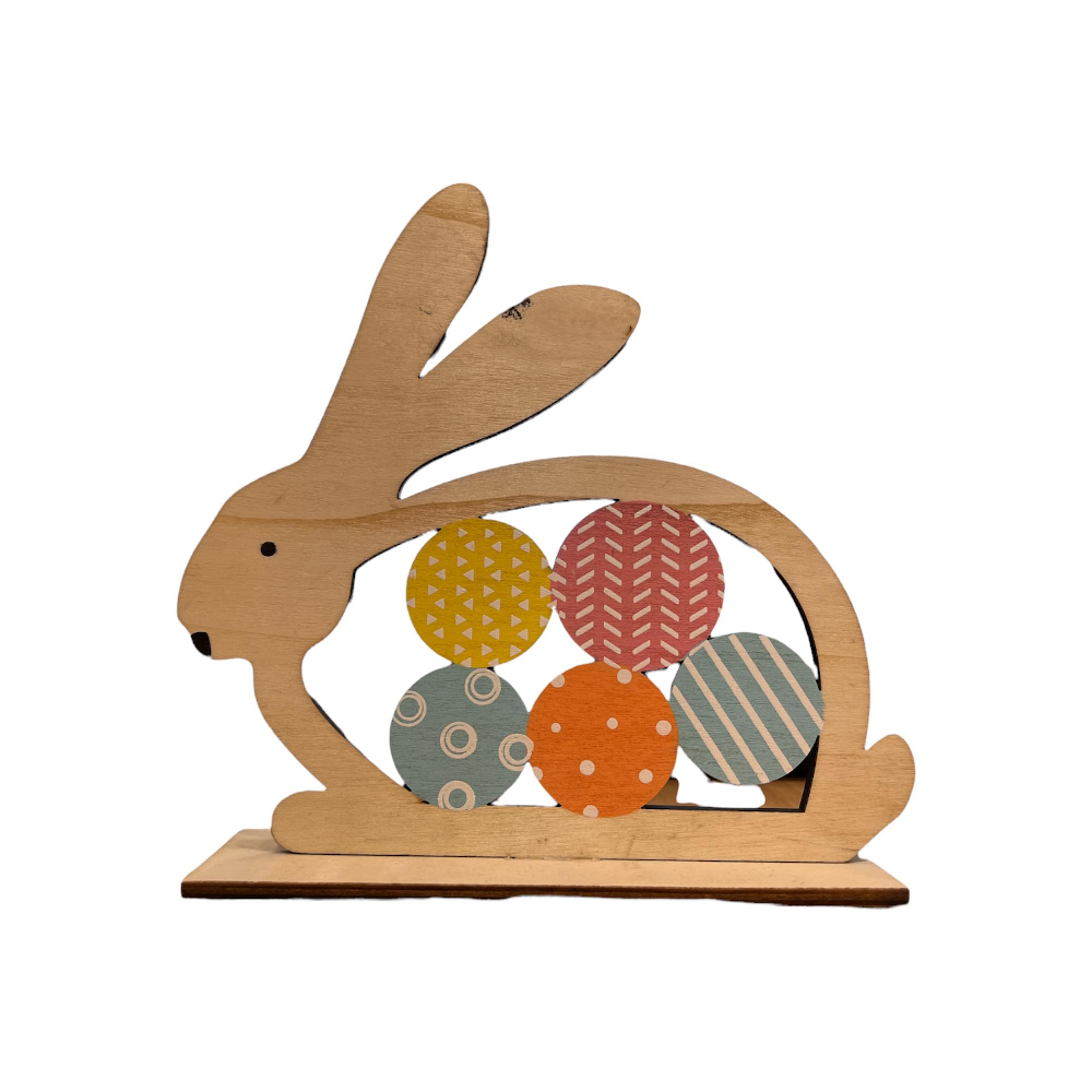 Iliadis - Ξύλινο Διακοσμητικό Λαγός 19x19 εκ 61782