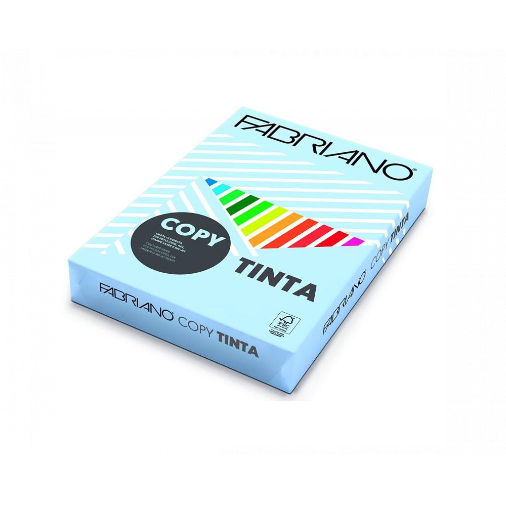 Fabriano - Χαρτί Εκτύπωσης Tinta Χρωματιστό, Light Sky Blue A4 160gr 250 Φύλλα (1 Δεσμίδα) 61816021