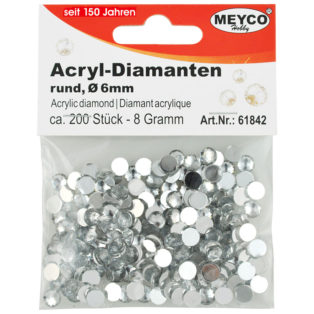 Meyco - Ακρυλικά Διαμάντια Σετ 200 Τεμαχίων 61842