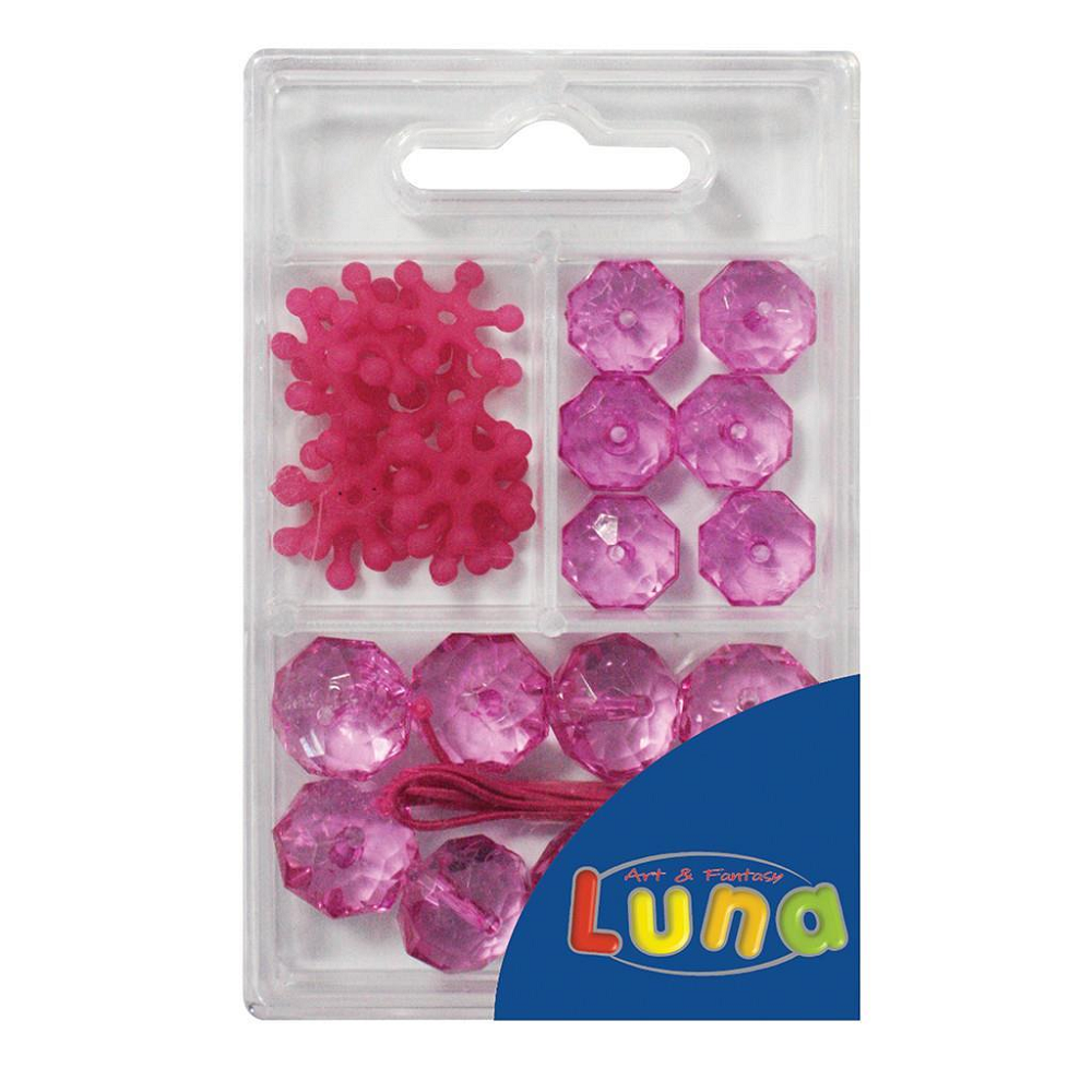 Luna - Πλαστικές Χάντρες, Ροζ Κοράλι 620231