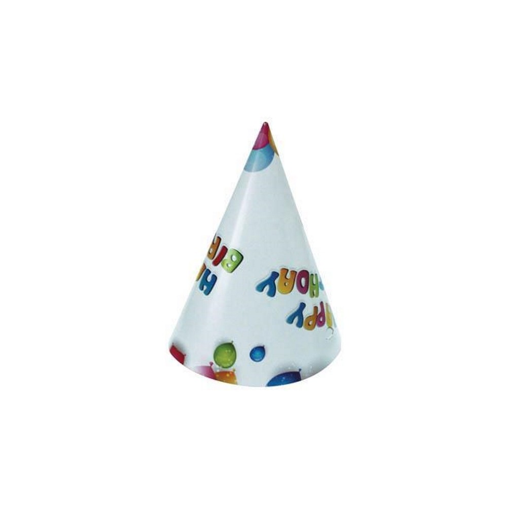 Luna - Χάρτινα Καπελάκια Κώνος Balloons 6 Pieces 658189
