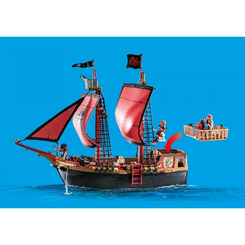 Playmobil Pirates – Πειρατική Ναυαρχίδα 70411