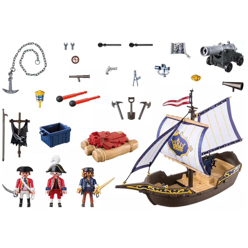 Playmobil Pirates – Πλοιάριο Λιμενοφυλάκων 70412