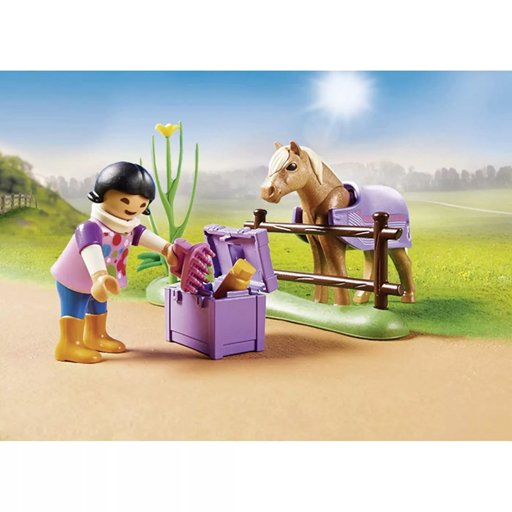 Playmobil Country - Αναβάτρια Με Πόνυ Icelandic 70514