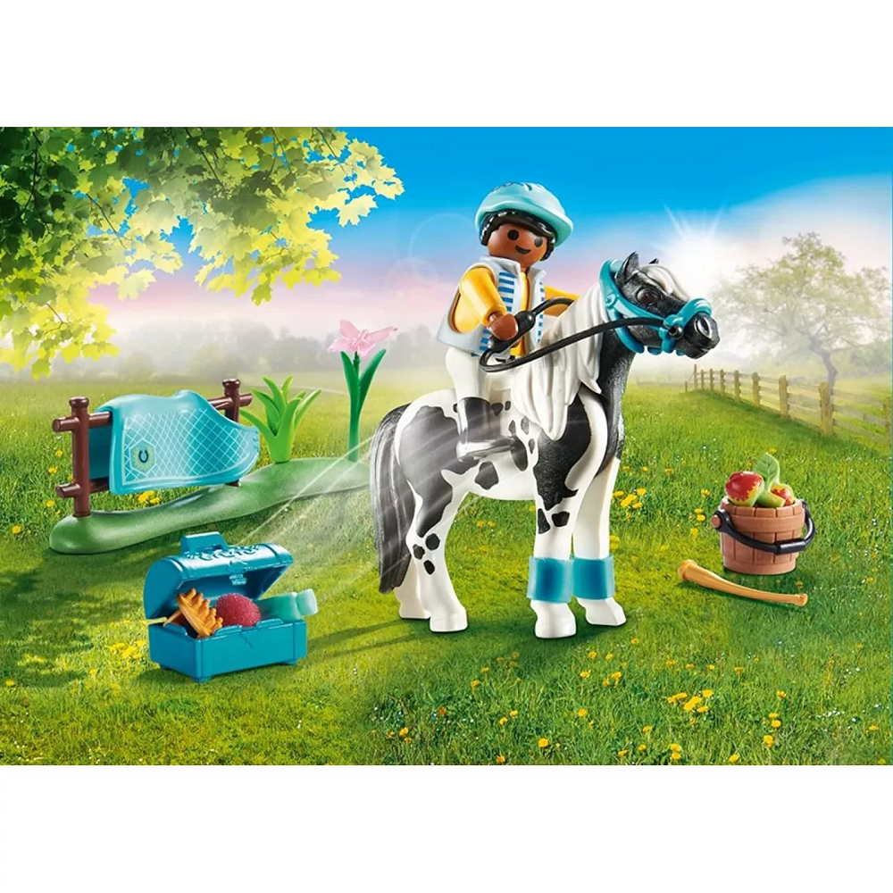 Playmobil Country - Αναβάτης Με Πόνυ Lewitzer 70515