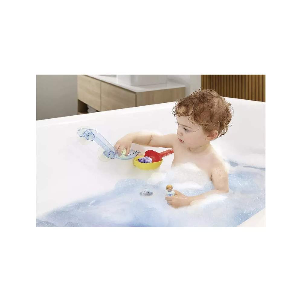 Playmobil 1.2.3 - Aqua Water Slide Παίζοντας Με Τα Ζωάκια Της Θάλασσας 70637