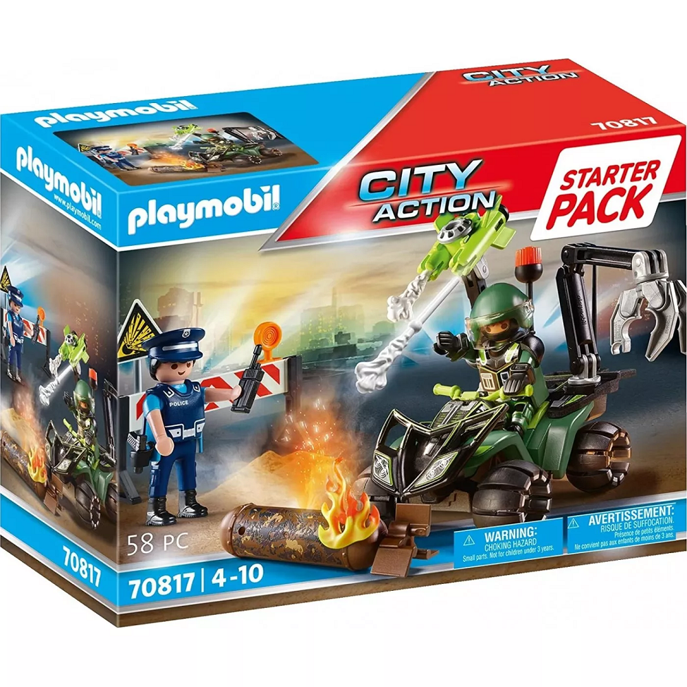 Playmobil Starter Pack - Εξουδετέρωση Εκρηκτικού Μηχανισμού 70817