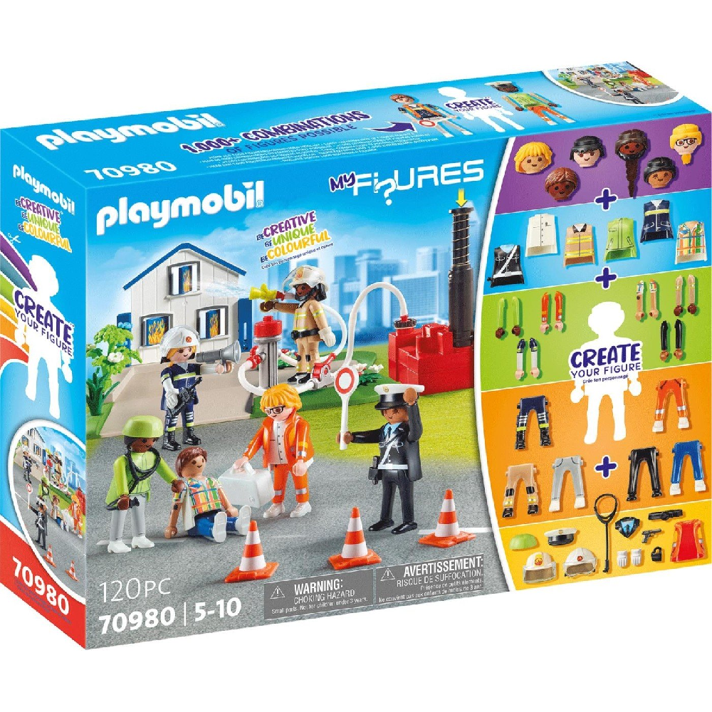Playmobil My Figures - Πυροσβεστική Διάσωση 70980