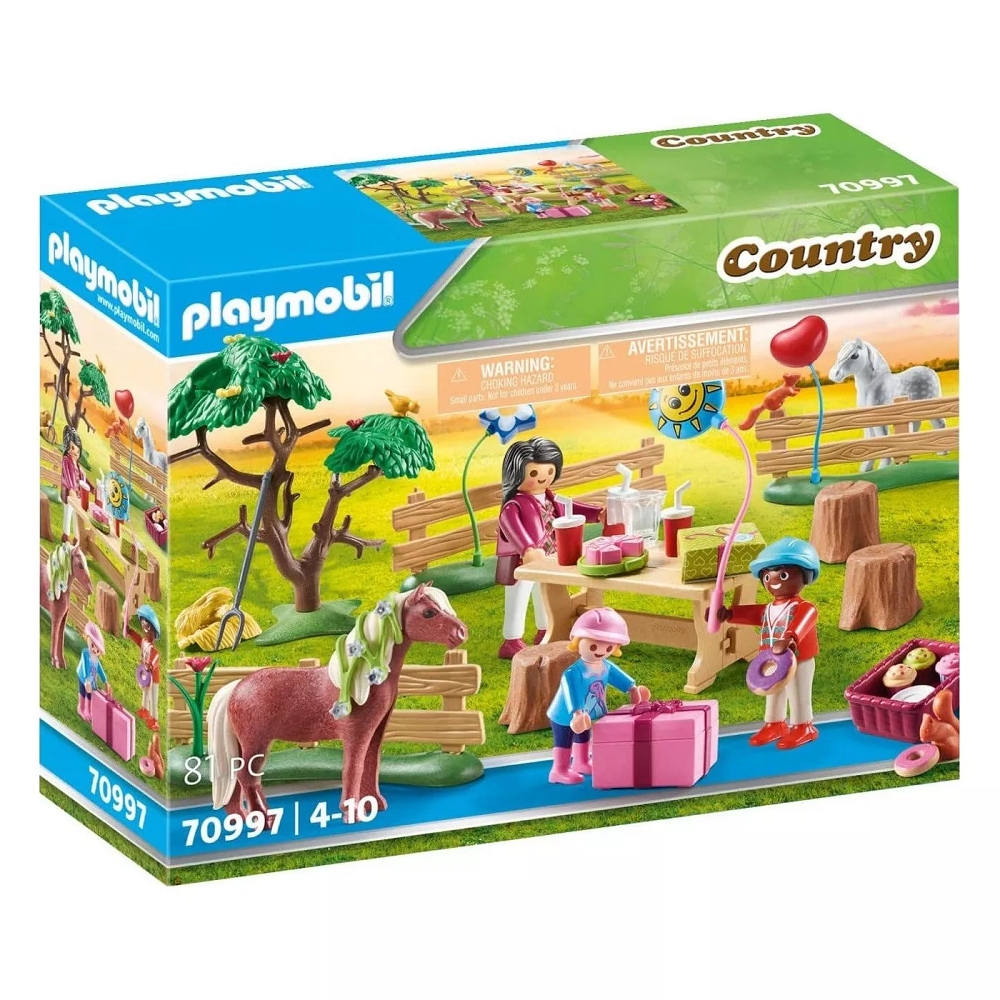 Playmobil Country - Παιδικό Πάρτυ Στη Φάρμα Των Πόνυ 70997