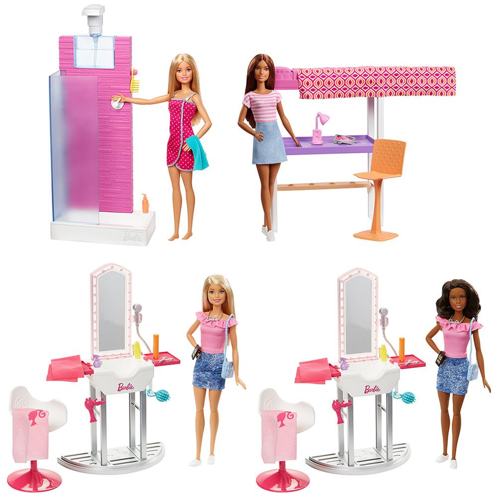 Mattel Barbie Δωμάτιο Με Κούκλα - 3 Σχέδια DVX51