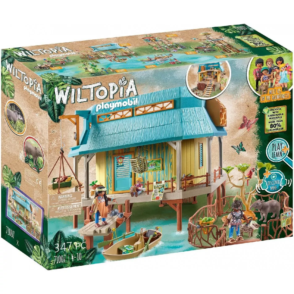 Playmobil Wiltopia - Σταθμός Περίθαλψης Άγριων Ζώων 71007
