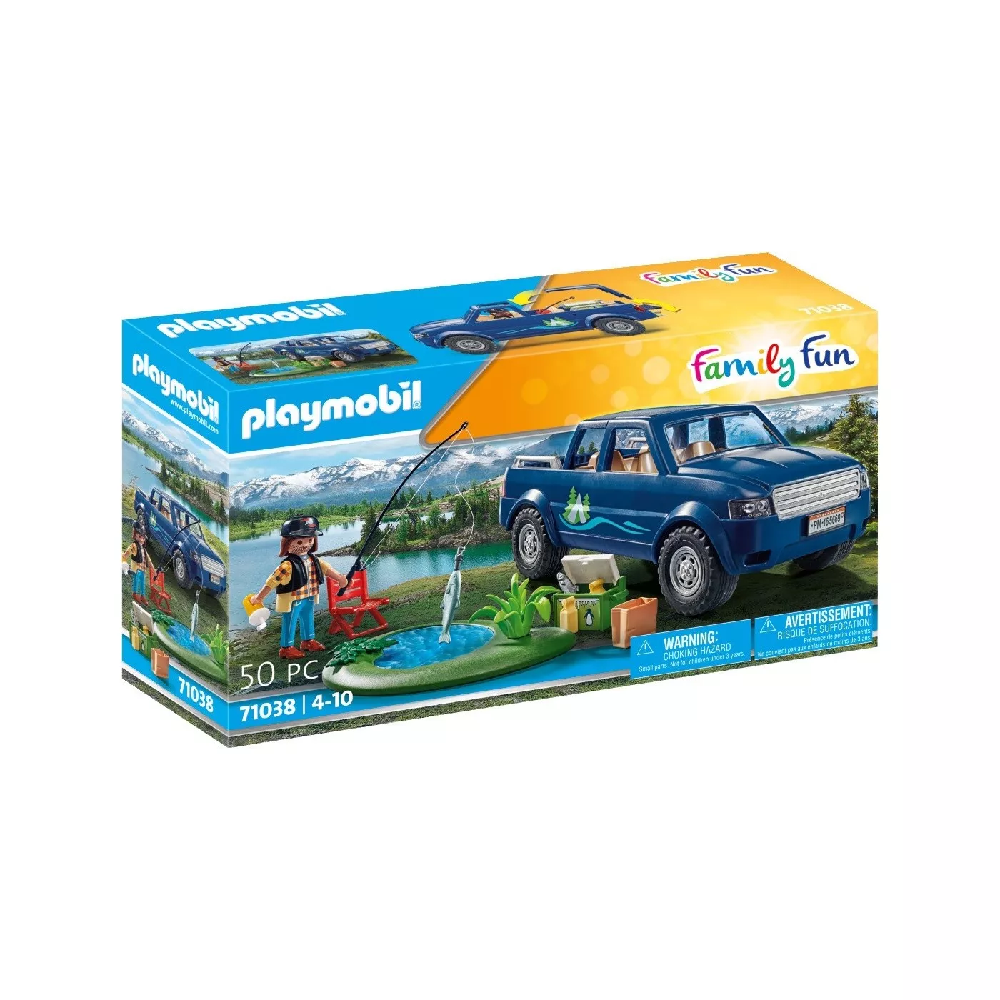 Playmobil Family Fun - Ψαράς Και Όχημα Pick-Up 71038