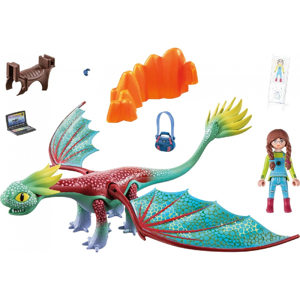 Playmobil Dragons The Nine Realms - Feathers Και Alex 71083