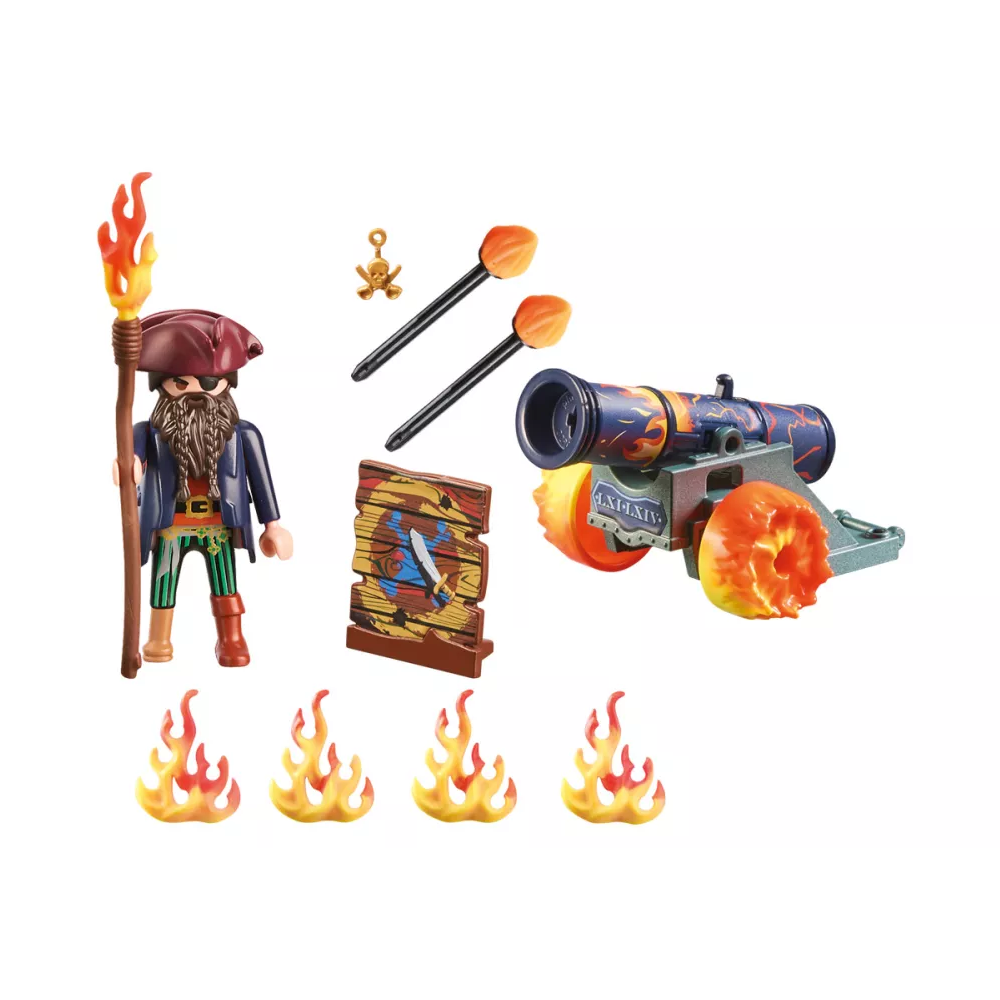 Playmobil Pirates – Gift Set, Πειρατής Με Κανόνι 71189