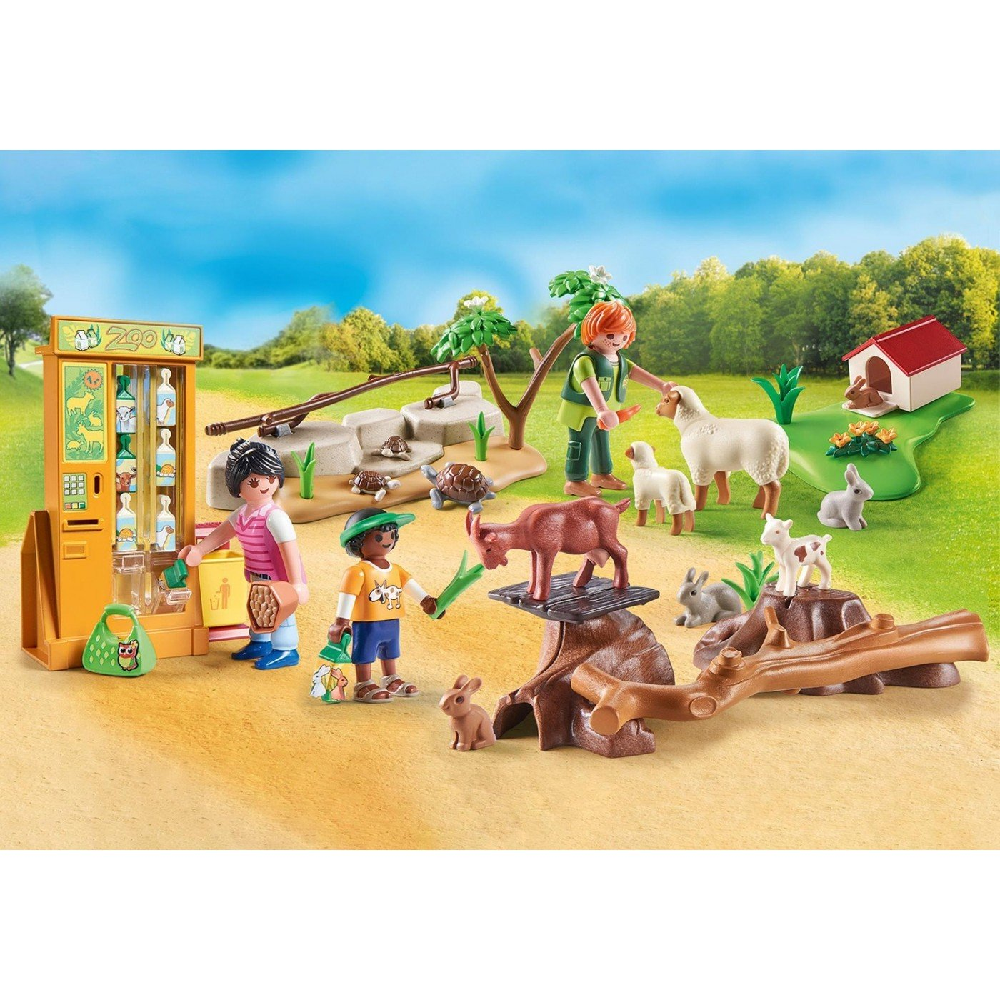 Playmobil Family Fun - Ζωολογικός Κήπος Με Ήμερα Ζωάκια 71191