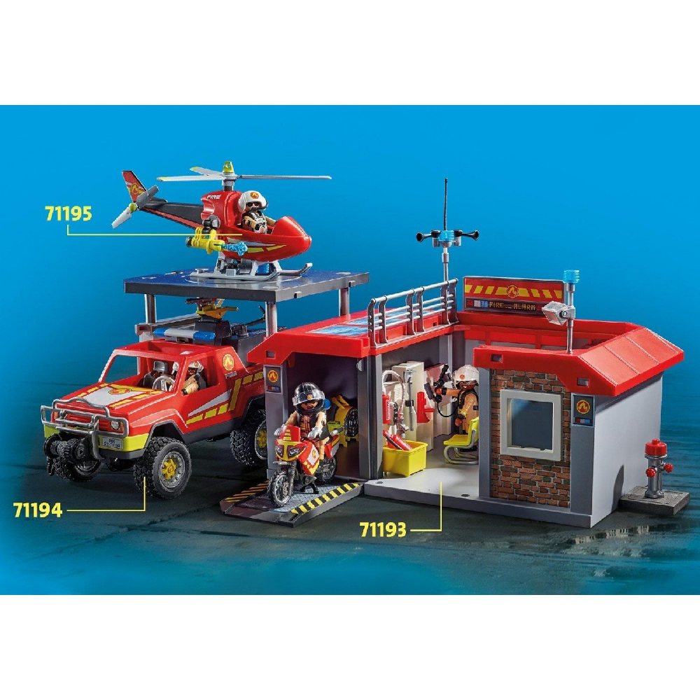 Playmobil City Action - Πυροσβεστικός Σταθμός 71193