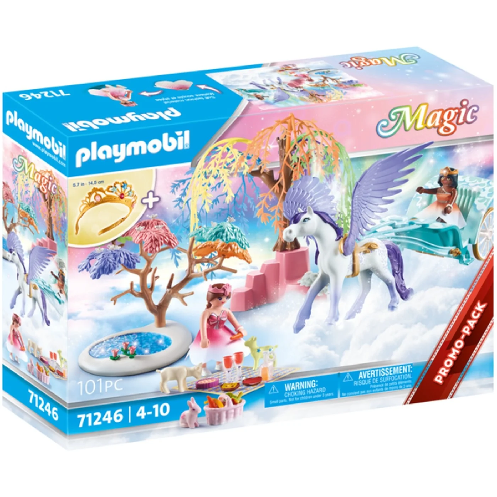 Playmobil Magic - Πριγκίπισσες Και Άμαξα Με Πήγασο 71246