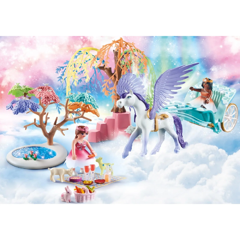 Playmobil Magic - Πριγκίπισσες Και Άμαξα Με Πήγασο 71246