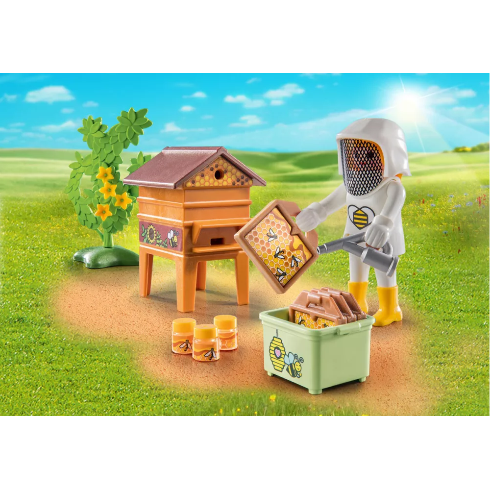 Playmobil Country - Μελισσοκόμος Με Κηρήθρες 71253