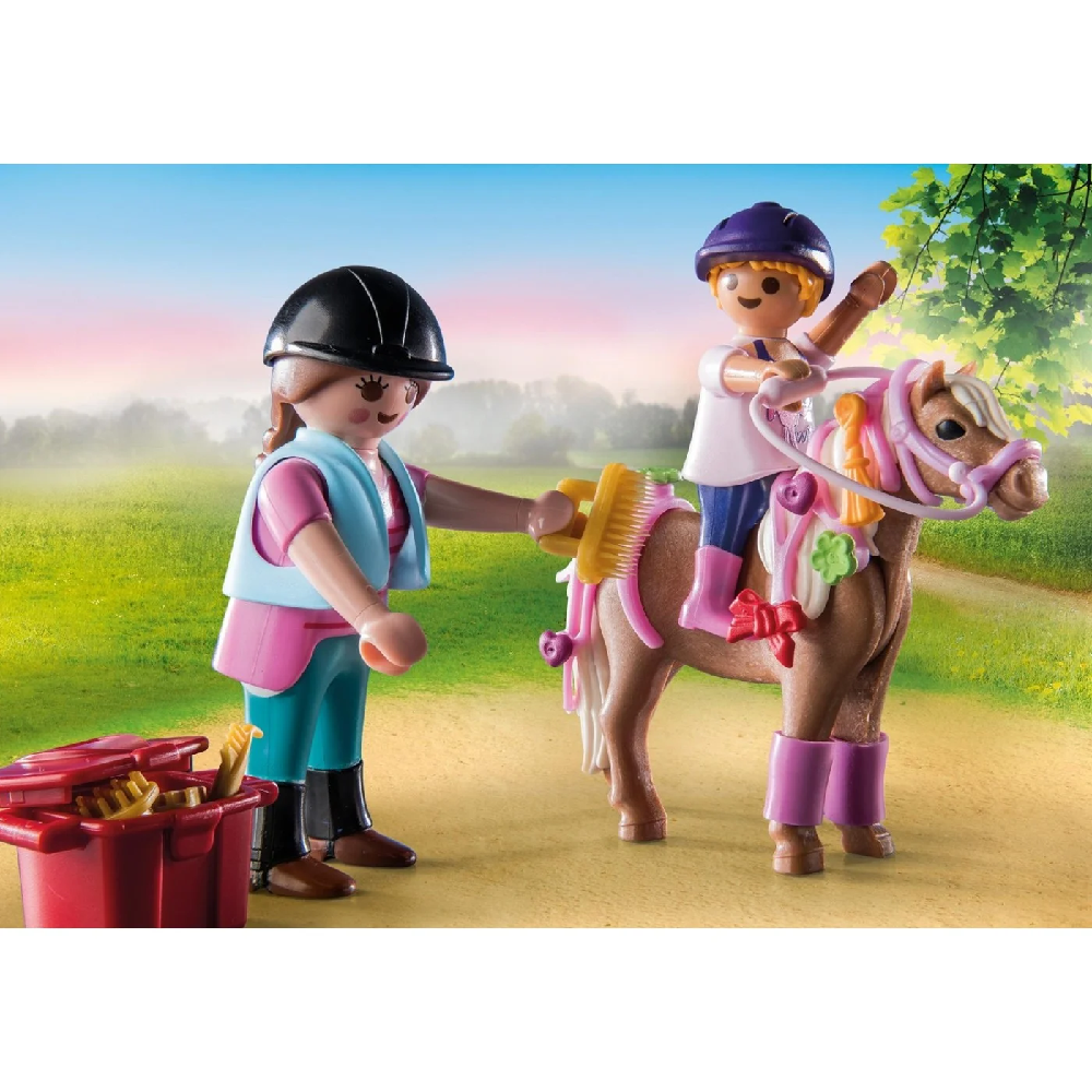 Playmobil Country - Starter Pack Φροντίζοντας Τα Άλογα 71259