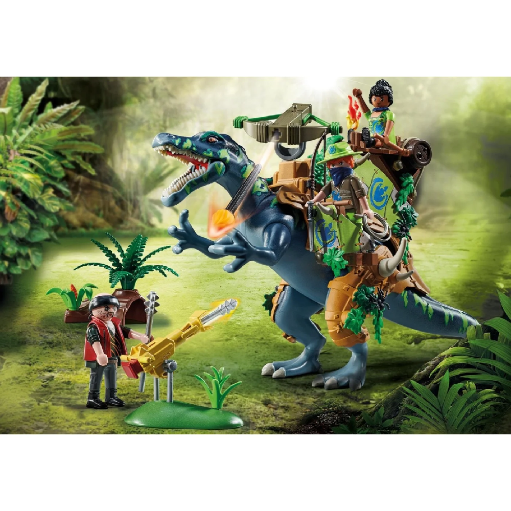 Playmobil Dino Rise - Σπινόσαυρος Και Εξερευνητές 71260