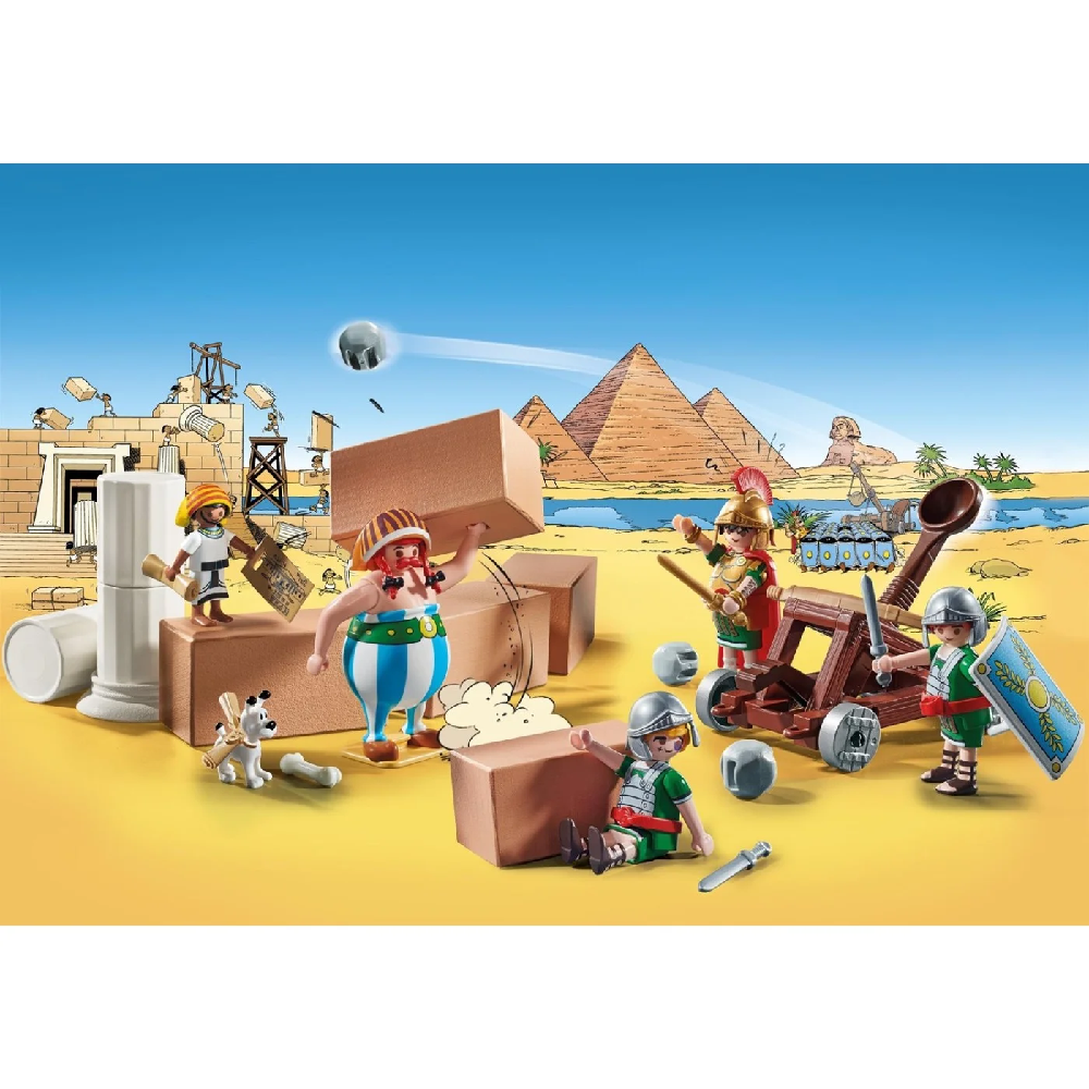 Playmobil Asterix - Ο Νουμερομπίς Και Η Κατασκευή Του Παλατιού 71268