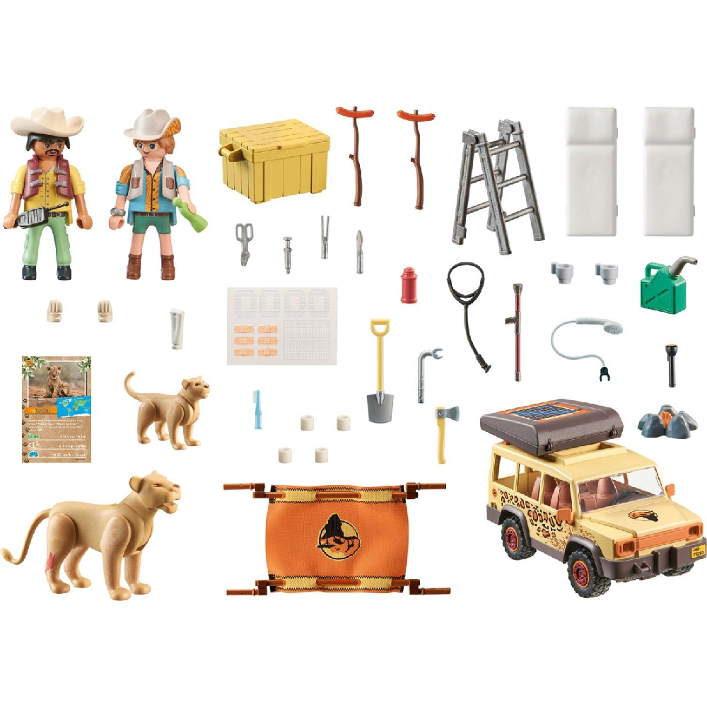 Playmobil Wiltopia - Όχημα Περίθαλψης Άγριων Ζώων 71293