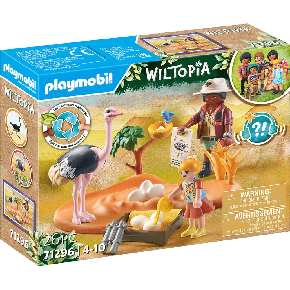 Playmobil Wiltopia - Φροντίζοντας Τη Στρουθοκάμηλο 71296