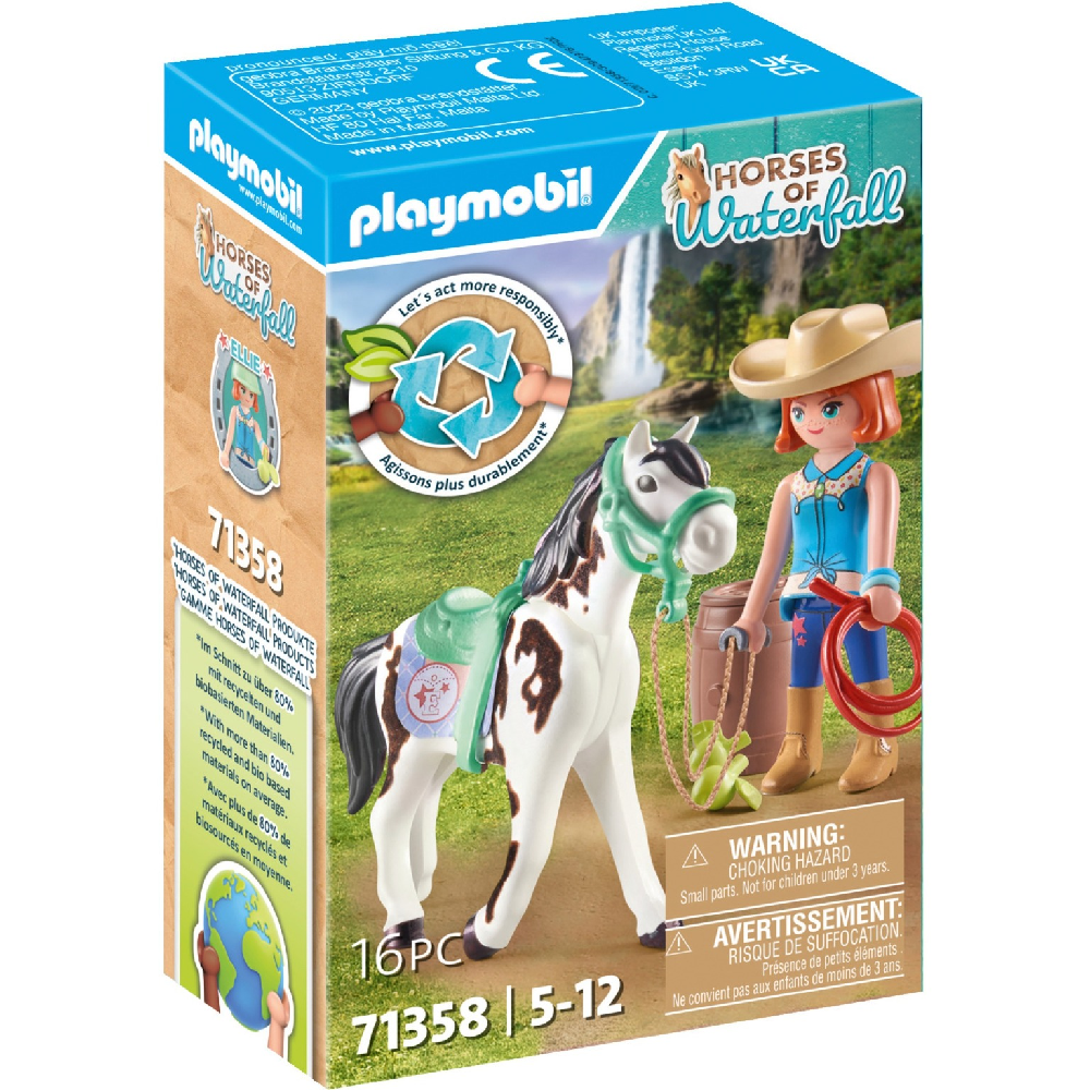 Playmobil Horses Of Waterfall - Η Ellie Με Το Άλογo Sawdust 71358