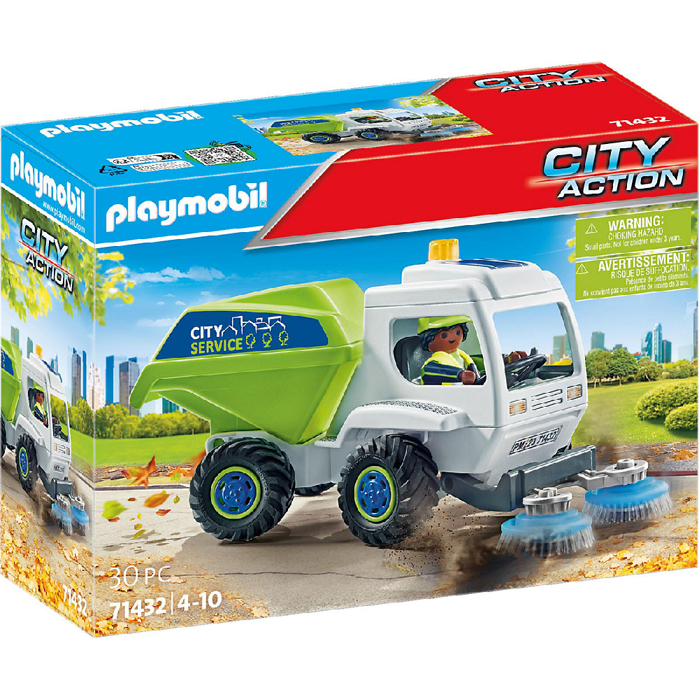 Playmobil City Action - Όχημα Καθαρισμού Δρόμων 71432