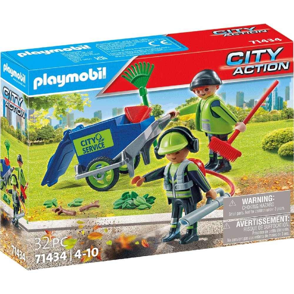 Playmobil City Action - Ηλεκτρικό Όχημα Οδοκαθαριστή 71433