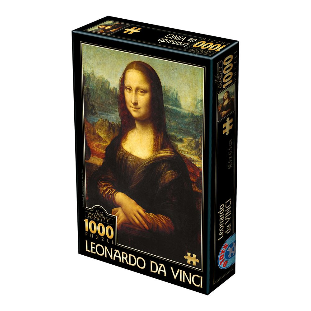 D-Toys - Puzzle, Leonardo Da Vinci, Mona Lisa 1000 Pcs 72689-01