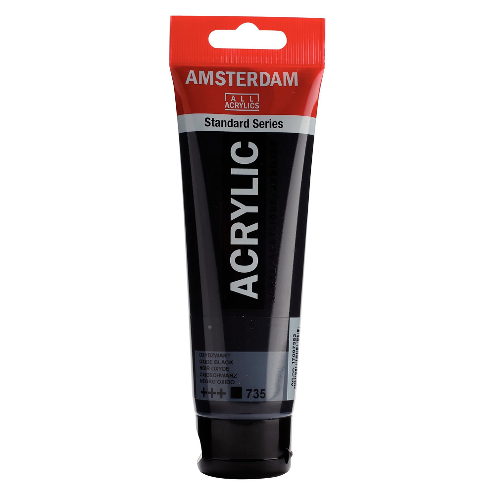 Royal Talens - Ακρυλικό Χρώμα Amsterdam Standard, Oxide Black (735) 120 ml 17097352