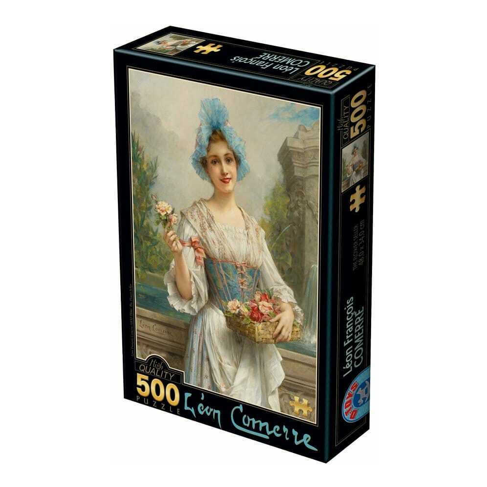 D-Toys - Puzzle, Leon Francois Comerre, The Flower Seller 500 Pcs 73921