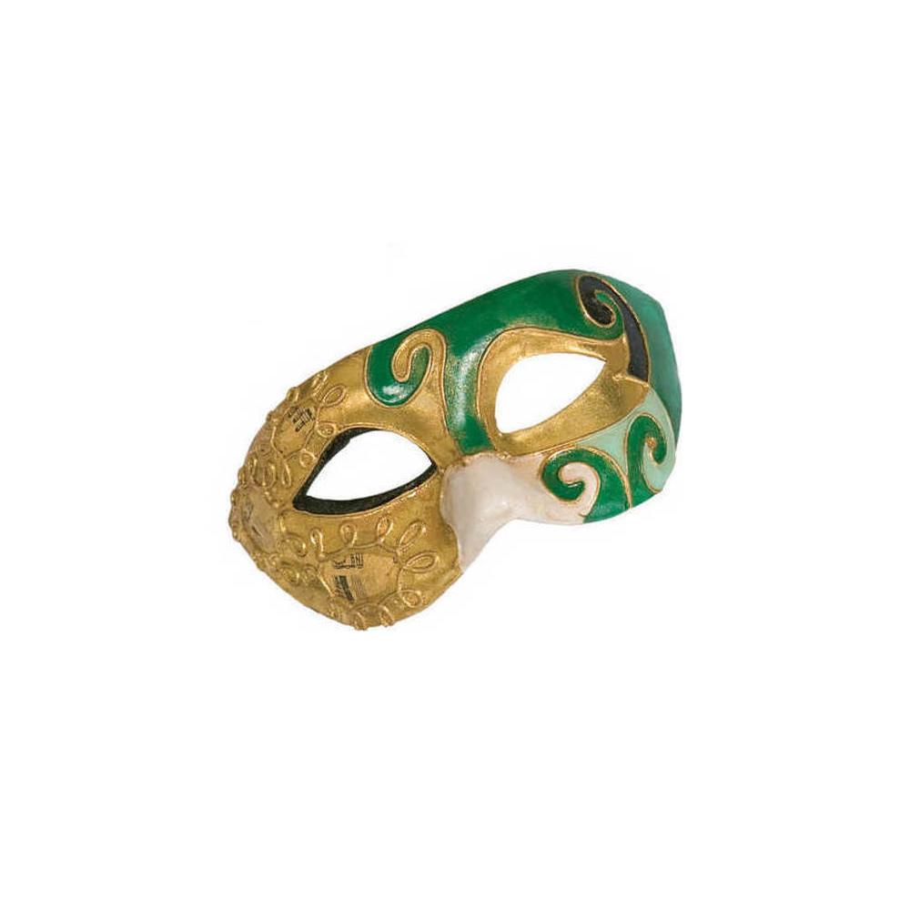 Clown - Μάσκα Paper Mache, Πράσινη 74228