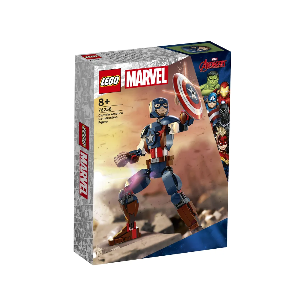 Lego Marvel - Captain America Construction Figure 76258