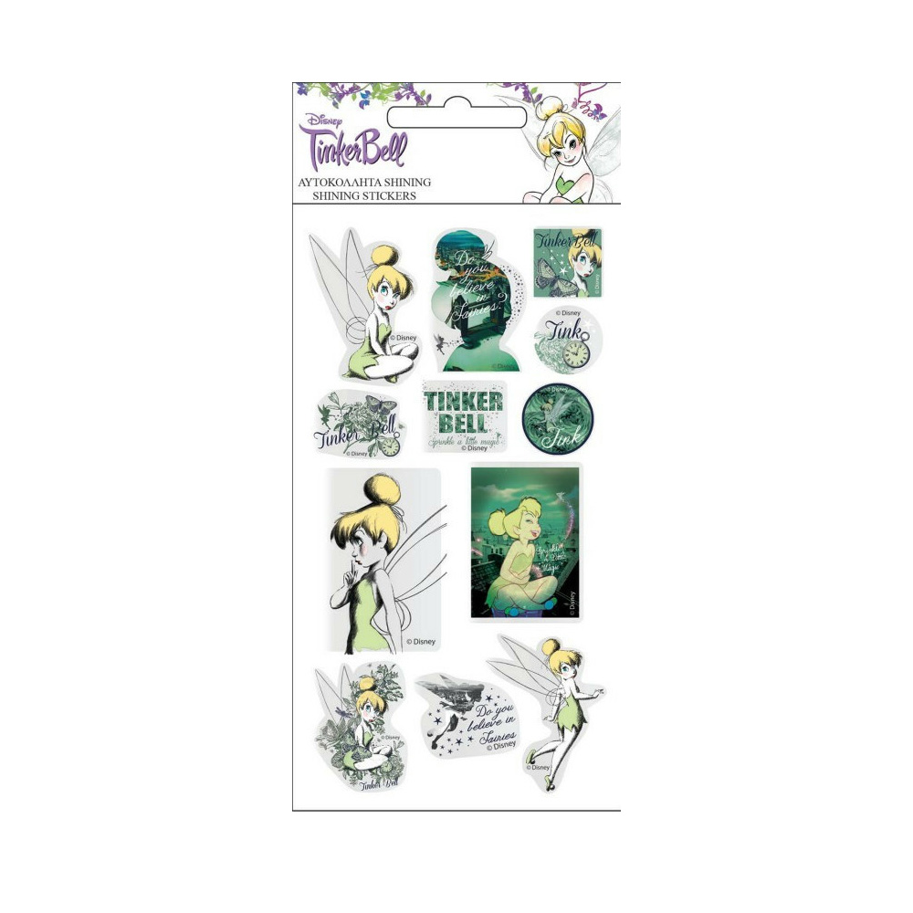 Gim - Αυτοκολλητάκια Ανάγλυφα, Disney Tinkerbell 771-26033