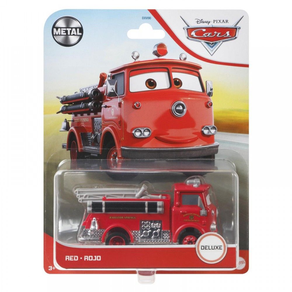 Mattel Cars - Οχηματάκι Oversized, Deluxe Red GXG69 (DXV90)
