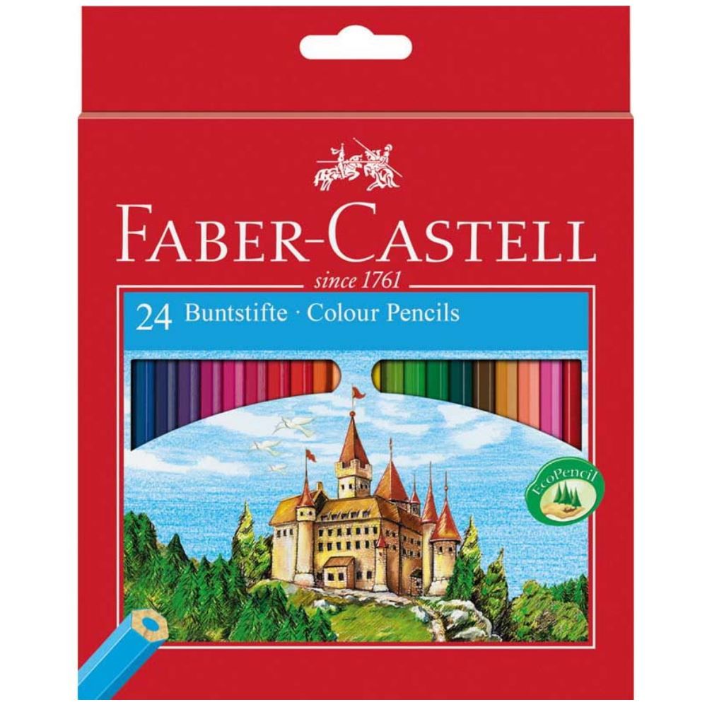 Faber Castell - Ξυλομπογιές 24 Τμχ 120124