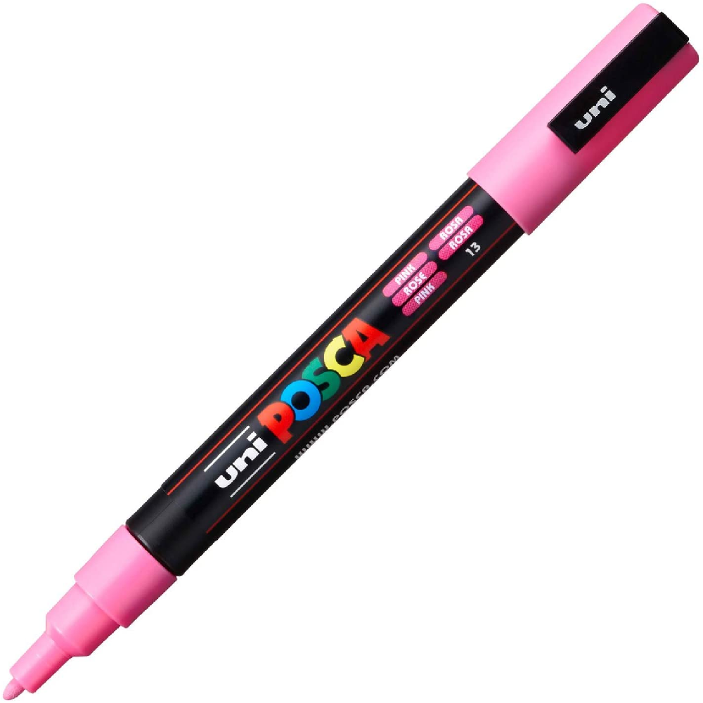 Uniball - Μαρκαδοράκι Posca PC-3M 0.9-1.3 mm Pink 13 915837