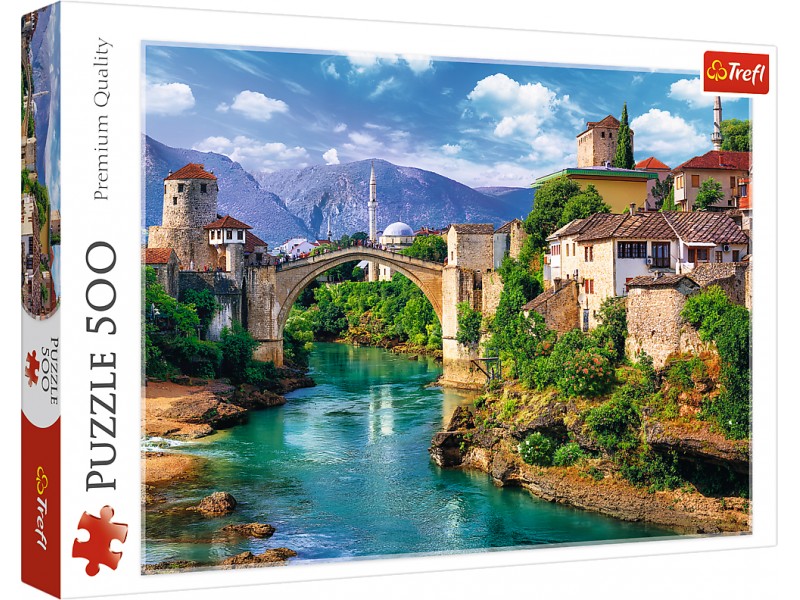 Trefl - Puzzle The Old Bridge In Mostar Bosnia And Herzegovina 500 Pcs 37333