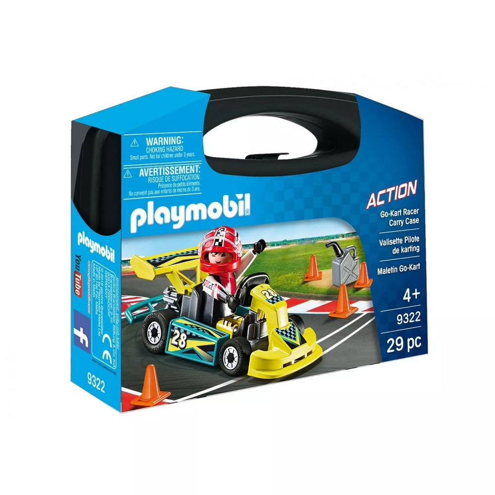 Playmobil Action - Βαλιτσάκι, Go-Kart 9322