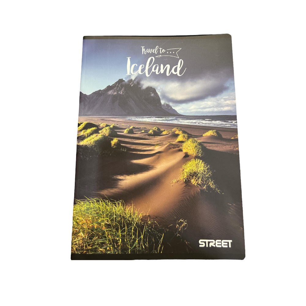Street - Σημειωματάριο Ριγέ, Travel To Iceland 15 x 20,5 cm 54 Φύλλα 942744