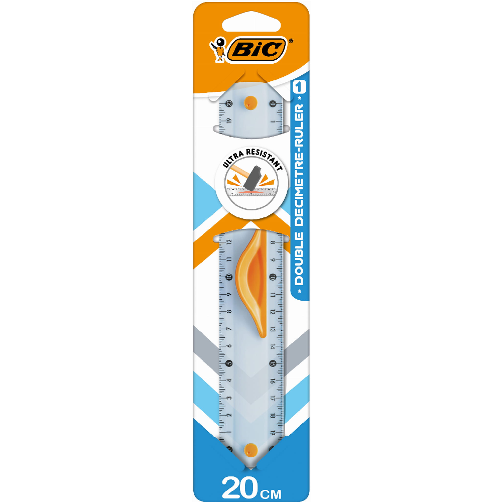 Bic - Χάρακας Διπλής Όψης 20cm 992656