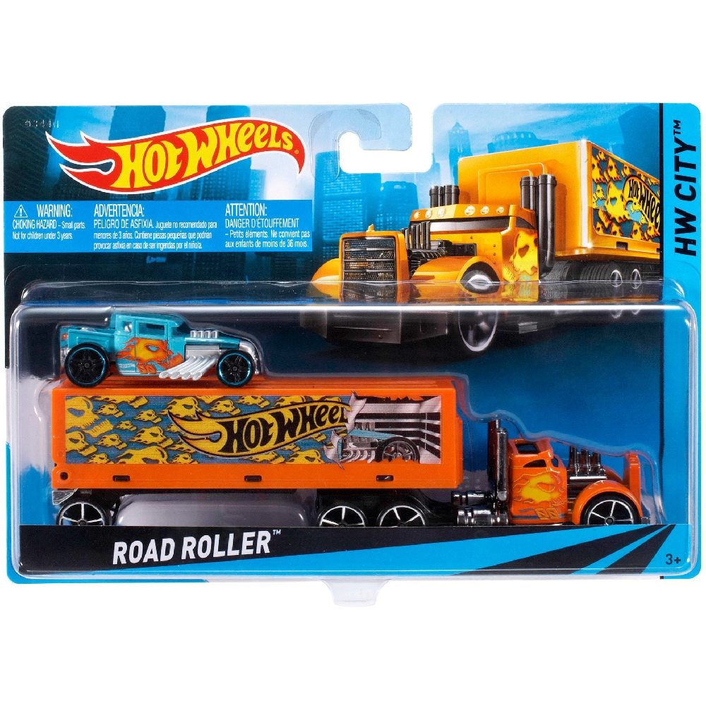 Mattel Hot Wheels - Σούπερ Νταλίκα, Road Roller BDW57 (BDW51)