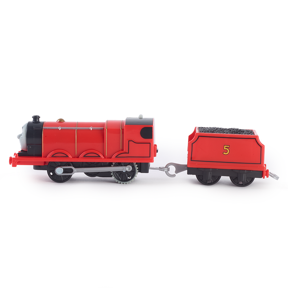 Fisher Price Thomas & Friends - Μηχανοκίνητο Τρένο Με Βαγόνι James BML08 (BMK86/BMK87)